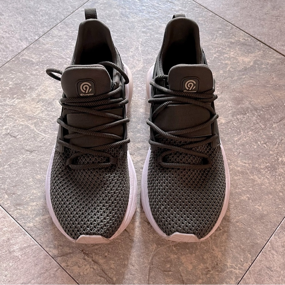 ๐ธ3/$25 C9 Champion Storm Knit Cushion Fit Sneakers Olive Green, Size 5.5 - Picture 9 of 16
